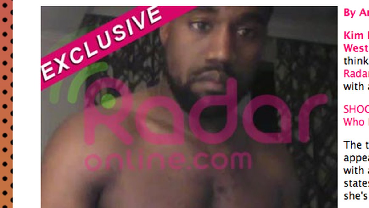 En sexfilm med Kanye West som stjärnan uppges ha läckt ut på internet.